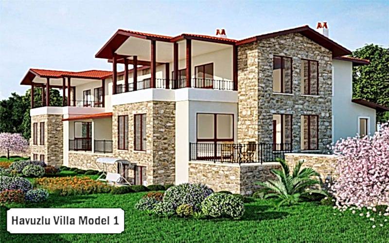 Havuzlu villa projeleri ve modelleri 1