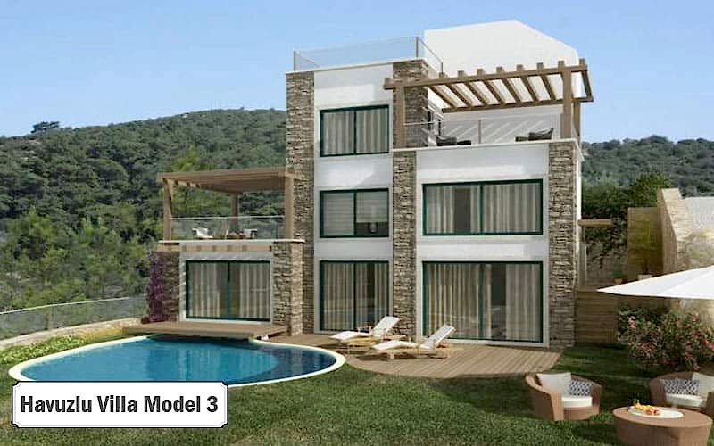 Havuzlu villa projeleri ve modelleri 3
