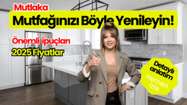 Mutlaka mutfağınızı böyle yenileyin